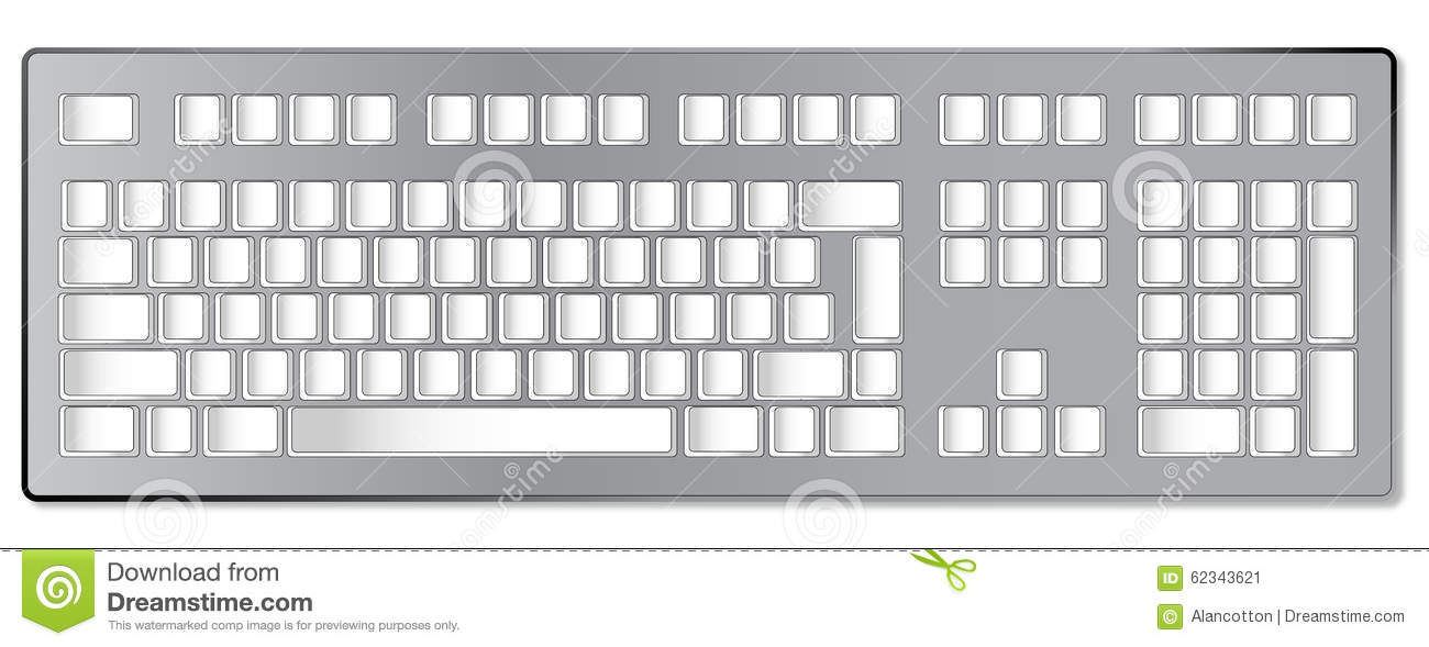 blank computer keyboard pdf